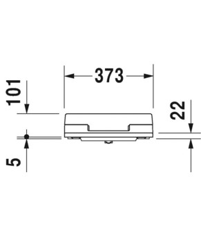 Крышка биде DURAVIT SENSO WASH SLIM 611000