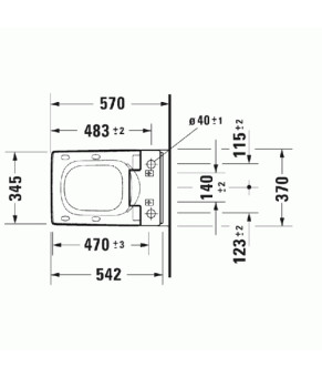 Крышка биде DURAVIT SENSO WASH SLIM 611600 для Viu