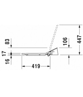 Крышка биде DURAVIT SENSO WASH SLIM 611200