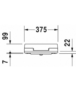 Крышка биде DURAVIT SENSO WASH SLIM 611200