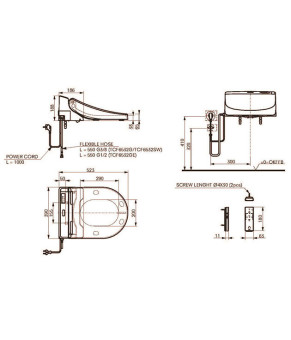 Крышка биде TOTO WASHLET GL 2.0