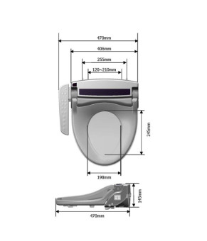Крышка биде DIB 1500