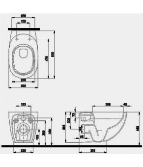 Унитаз Kolo Ego Rimfree K13122000