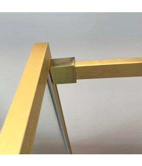 Душова стінка DUSEL Walk-In WL172G Gold 900*2000 (8мм)