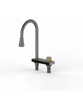 Кухонная мойка из нержавеющей стали Dusel DS51075-1NB 750*460*220 (Nano Black)