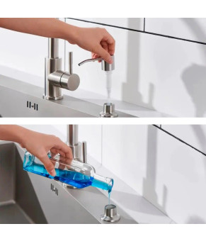 Кухонная мойка из нержавеющей стали Dusel DS50678-2RNG 780*490*230 Right (Nano Grey)