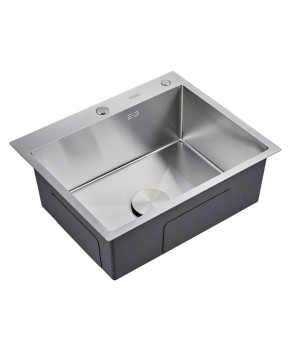 Кухонная мойка из нержавеющей стали SS304 DS50550-3BR 500*500*220 (Brushed)