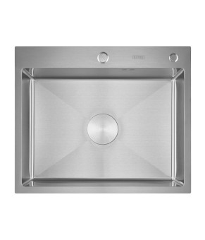 Кухонная мойка из нержавеющей стали SS304 DS50550-3BR 500*500*220 (Brushed)