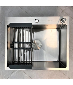 Кухонная мойка из нержавеющей стали SS304 DS50550-3BR 500*500*220 (Brushed)