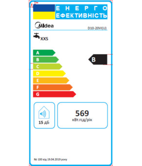 Водонагрівач MIDEA D10-20VI(U)