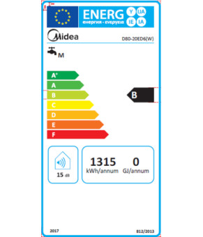 Водонагрівач MIDEA PRIME Wi-Fi  D80-20ED6 (W)