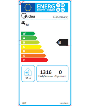 Водонагрівач MIDEA PRIME Wi-Fi  D100-20ED6 (W)