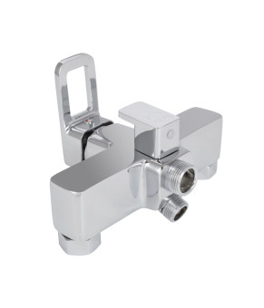 Смеситель для ванны Lidz Wawel 005 с поворотным изливом (с душевым гарнитуром) (k35) LDWAW005CRM45389 Хром