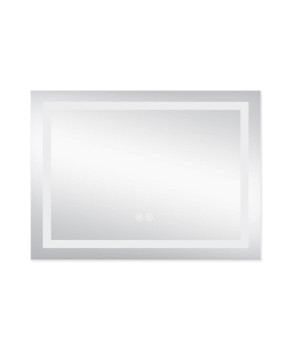 Зеркало Qtap Mideya 800х700 с LED-подсветкой Touch, антизапотеванием и диммером (QT2078NCF8070W)