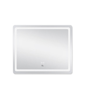 Дзеркало Qtap Mideya 900х700 з LED-підсвічуванням Touch, з антизапотіванням, з димером, рег. яскравості Reverse QT2078NCF9070W