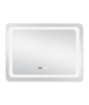 Зеркало Qtap Mideya 800x800 с LED-подсветкой Touch, антизапотеванием и диммером QT2078NCF8080W