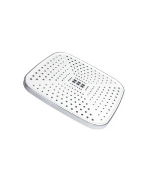 Универсальная душевая система Lidz Wawel 1030 с изливом, хром/белый (LDWAW1030WHI45401)