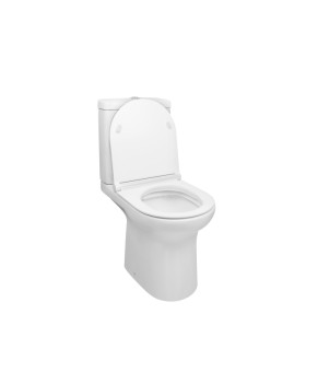 Унітаз-компакт Qtap Kolibri з сідінням Soft-close QT1022C667PW