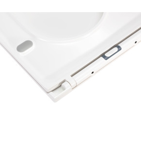 Унітаз-компакт Qtap Robin Ultra Quiet безободковий з сидінням Soft-close QT13222128AUQ1W