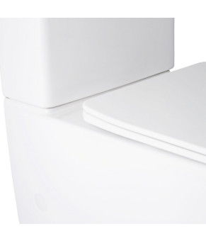 Унітаз-компакт Qtap Robin Ultra Quiet безободковий з сидінням Soft-close QT13222128AUQ1W