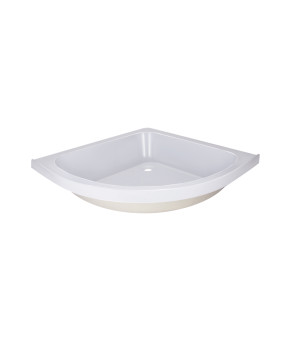 Душевая кабина Latwa SC80x80.SAT.MID.FR полукруглая, стекло Frost 4 мм + Душевой поддон KAPIELKA ST80x80x26 с панелью Lidz (LLSC8080SATMIDFR2SET)