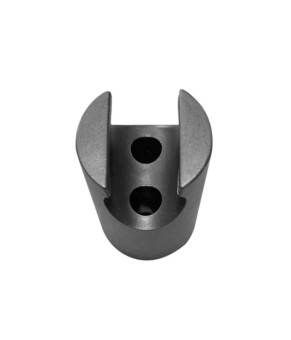 Тримач для ручного душу Qtap Spojeni округлий QT829910842854GRP Graphite