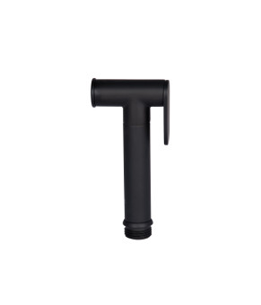 Лейка для гигиенического душа Qtap Rucni круглая Black Matt (QT889910842855OB)