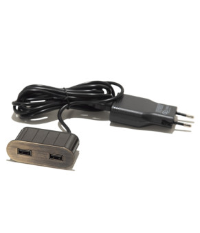 Вбудований USB-зарядний порт ASA Plastici VersaPick 060.29Z.00063 кольору зістарена бронза