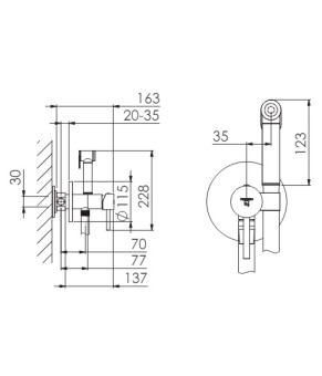 Гігієнічний душ Steinberg Series 100 (100 1350)