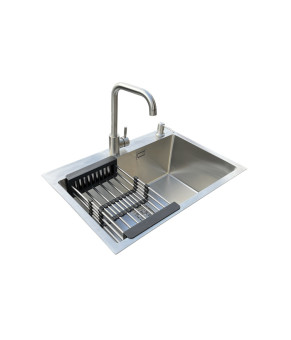 Комплект мийка + змішувач Romzha Arta Nova U-600 (B)