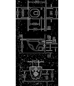 Унітаз DURAVIT STARCK 3 із кришкою 42000900A1
