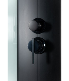 Гидромассажный бокс Aquastream GLS 120 LWR ALL BLACKS правий 18473