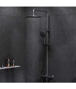 Душевая система ShowerSpot  с термостатом, черный AM.PM F0780422 Like