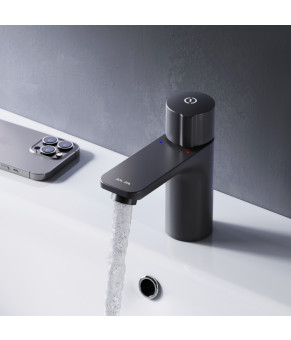 Смеситель для умывальника TouchReel, чёрный AM.PM F85A02522 X-Joy