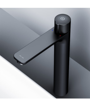 Смеситель для умывальника высокий TouchReel, чёрный AM.PM F85A92522 X-Joy