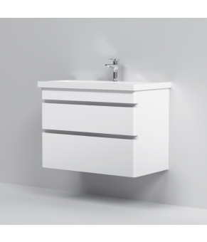 Тумба с раковиной, подвесная, 75 см AM.PM M93A-FHX0752-WC0752WG38 Hit