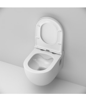 Подвесной унитаз FlashClean с сиденьем микролифт AM.PM C801701SC Like