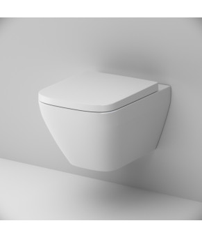 Подвесной унитаз FlashClean с сиденьем микролифт Square  AM.PM C701701SC Spirit 2.0