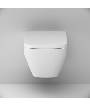 Подвесной унитаз FlashClean с сиденьем микролифт Square  AM.PM C701701SC Spirit 2.0