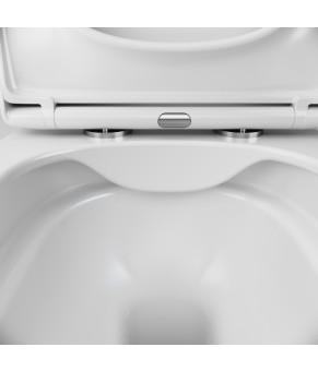 Подвесной унитаз FlashClean с сиденьем микролифт Square  AM.PM C701701SC Spirit 2.0