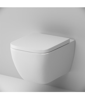 Подвесной унитаз FlashClean с сиденьем микролифт AM.PM C901701SC Gem