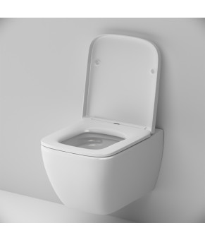 Подвесной унитаз FlashClean с сиденьем микролифт AM.PM C901701SC Gem
