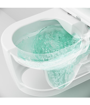Подвесной унитаз 49 см FlashClean с сиденьем микролифт AM.PM C8F1700SC Func