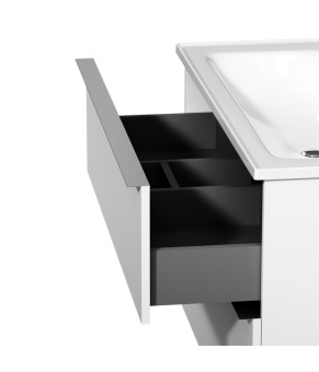 База с раковиной, подвесная, 100 см, 2 ящика AM.PM MTA-FHX1002WG-WCC1002WG X-Joy S