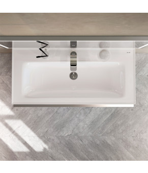 База с раковиной, подвесная, 100 см, 2 ящика AM.PM MTA-FHX1002WG-WCC1002WG X-Joy S