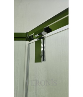 Душевая кабина с поддоном Veronis (90*90 см) KN-17-00 chrome