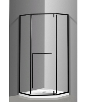 Душевая кабина Veronis KN-17-00 Black 90х90х190 см, без поддона