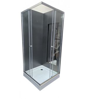 Душевая кабина Veronis KNS-15-00 90х90х203 прозрачное стекло с поддоном