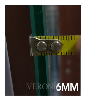 Душевая кабина Veronis KN-3-80 PREMIUM 80х80х190 см прозрачное стекло, без поддона