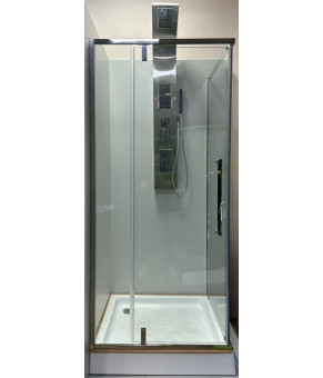 Душевая кабина Veronis KN-16-09 CHROME З ПІДДОНОМ 90х90х204